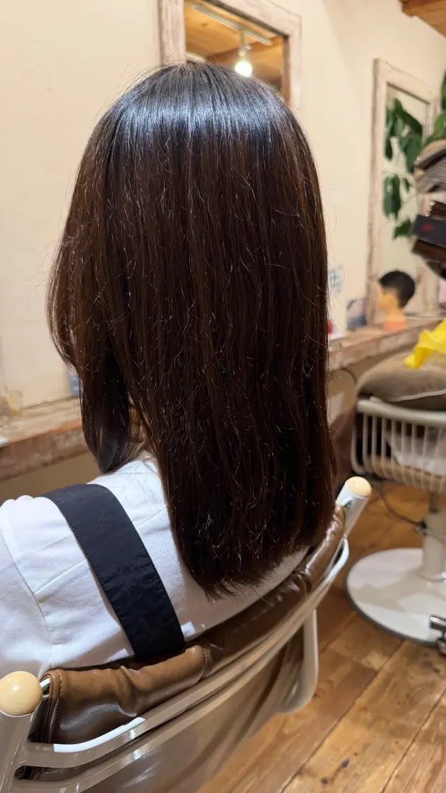 セミロング レディースカット/ 三軒茶屋/まなか🐭のヘアスタイル