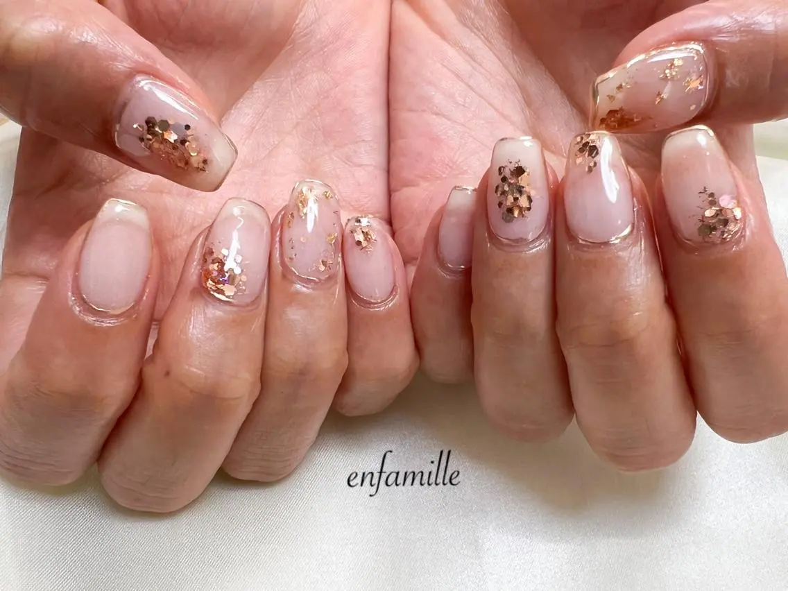 ネイル ハンドネイル nail salon en familleのネイルデザイン