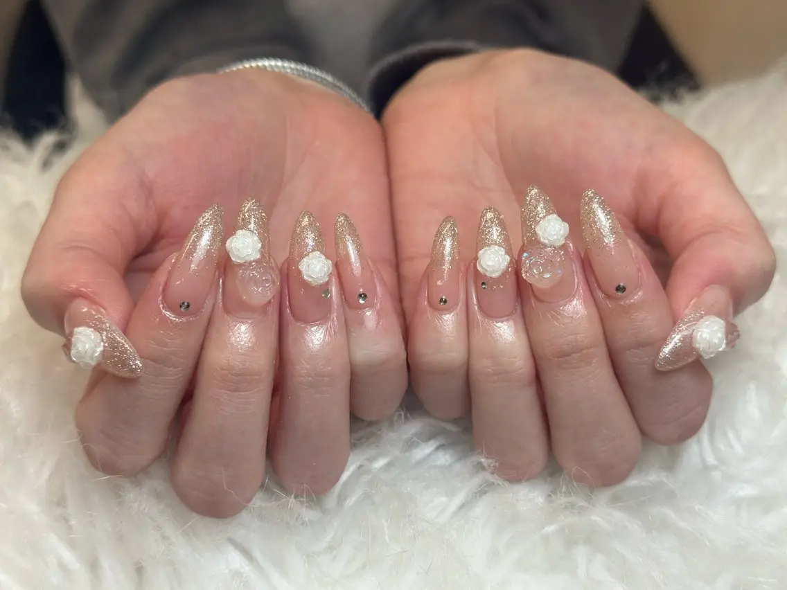 ネイル アートネイル ジェルネイル マグネットネイル ハンドネイル JennNail_ マオのネイルデザイン