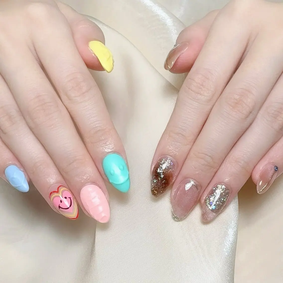 メンズ ネイル ハンドネイル NAILサロン 木にいるのネイルデザイン