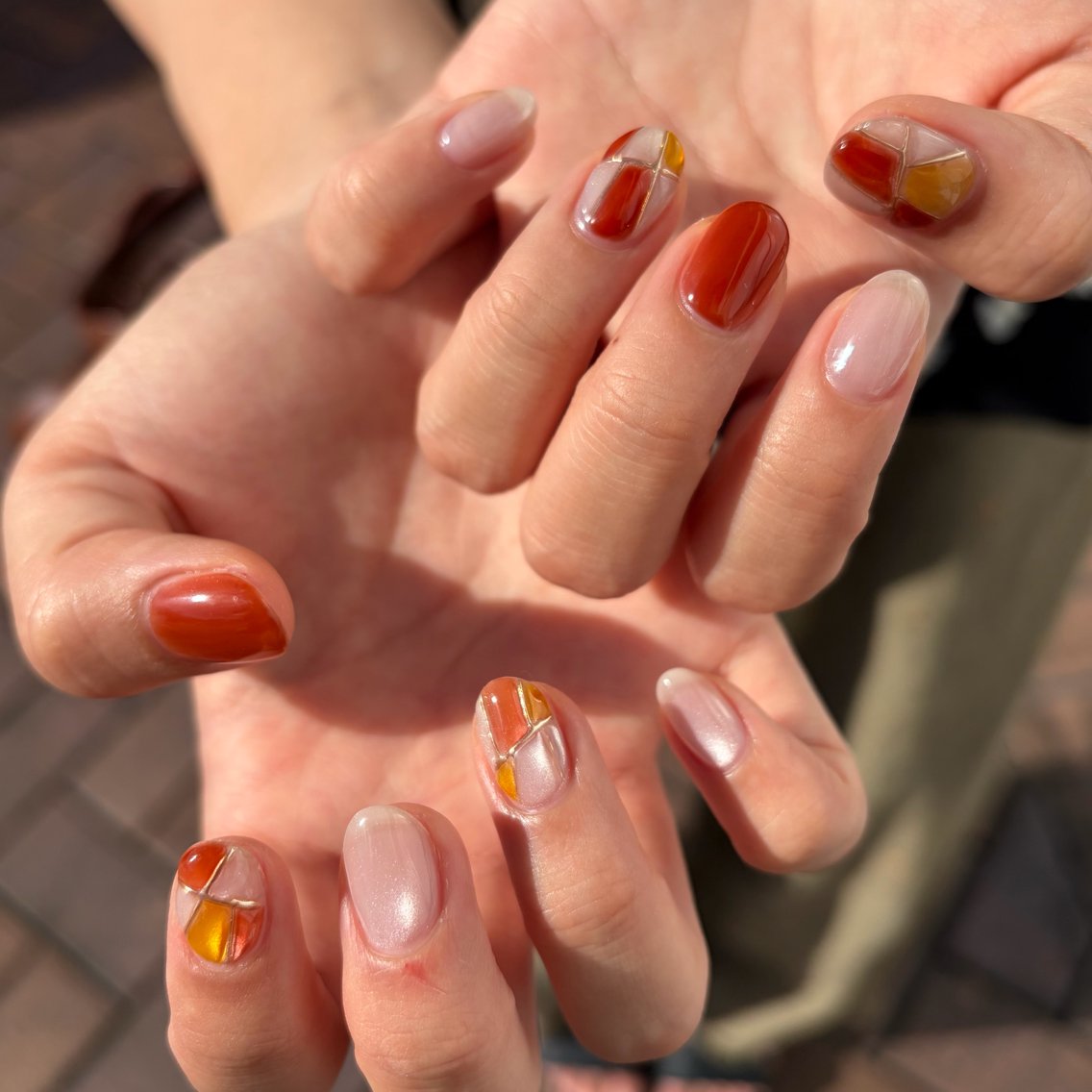 ショート ハンドネイル nail salon Moeのネイルデザイン