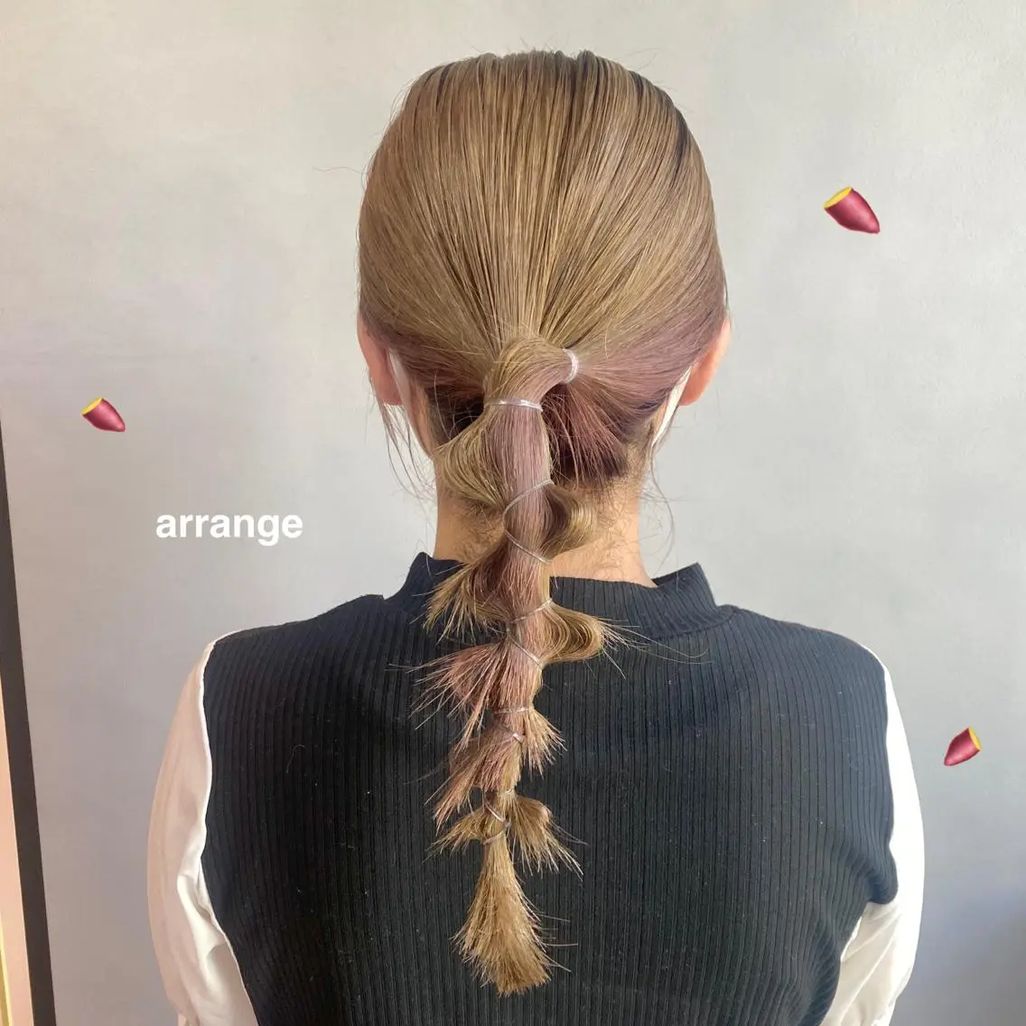 ロング ヘアアレンジ SOURCE 茶屋町　奥井杏奈のヘアスタイル