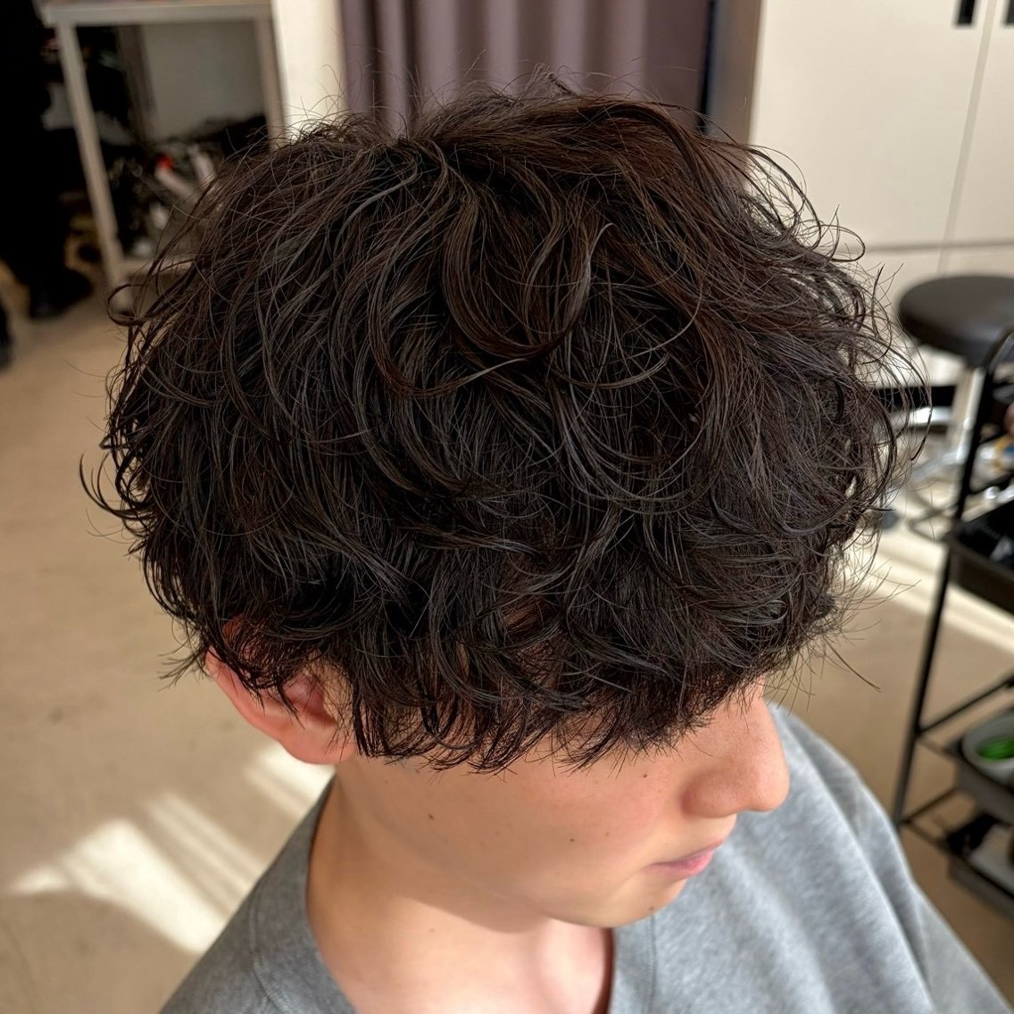 パーマ ヘアアレンジ メンズ メンズパーマ カット パーマ モテるメンズパーマ 🌀カノ👦🏻池袋のヘアスタイル