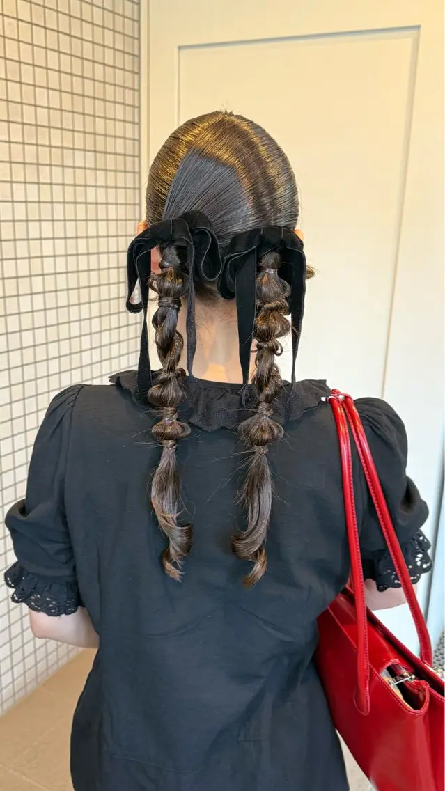 ロング ヘアセット mina★ショート cutモデル募集中のヘアスタイル