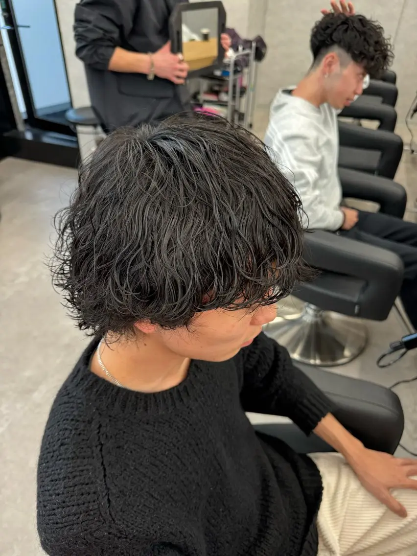 メンズ カット パーマ ヘアセット メンズ特化 🌟YURA🌟のヘアスタイル
