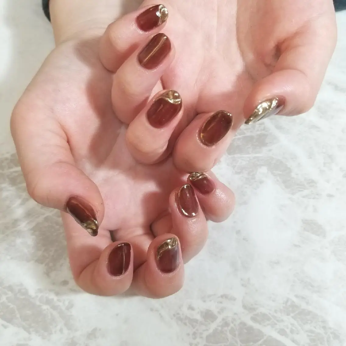ネイル ニュアンスネイル ハンドネイル nijiiro🌈 サトウのネイルデザイン