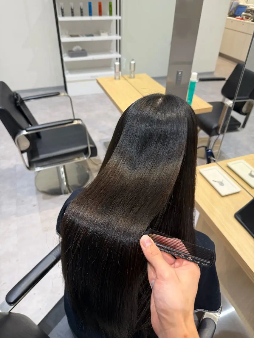 ロング 縮毛矯正 縮毛矯正 トリートメント 縮毛矯正/メンズ カット栄 伊藤 翔哉のヘアスタイル