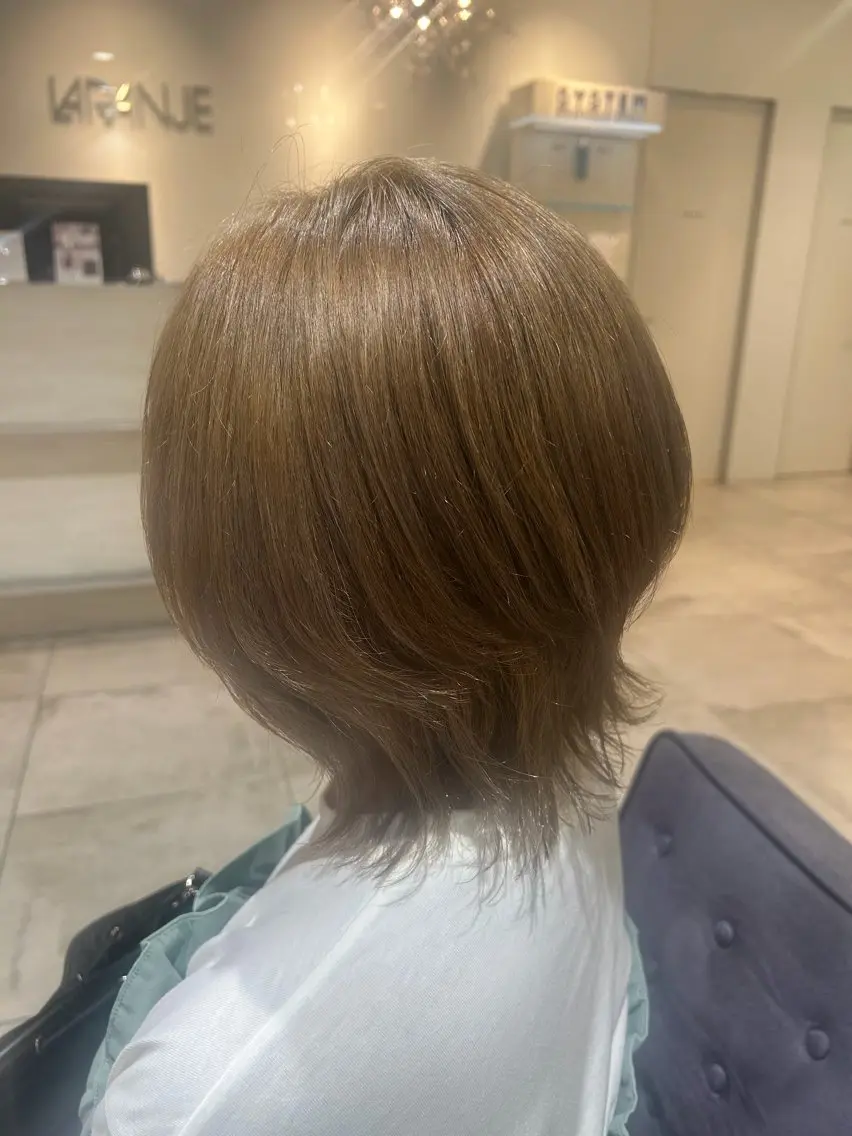 ミディアム 竹本 優莉那のヘアスタイル