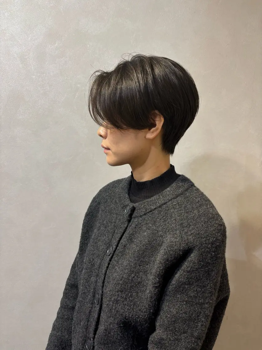 ショート ハンサムショート ショートヘア 野口 咲愛のヘアスタイル