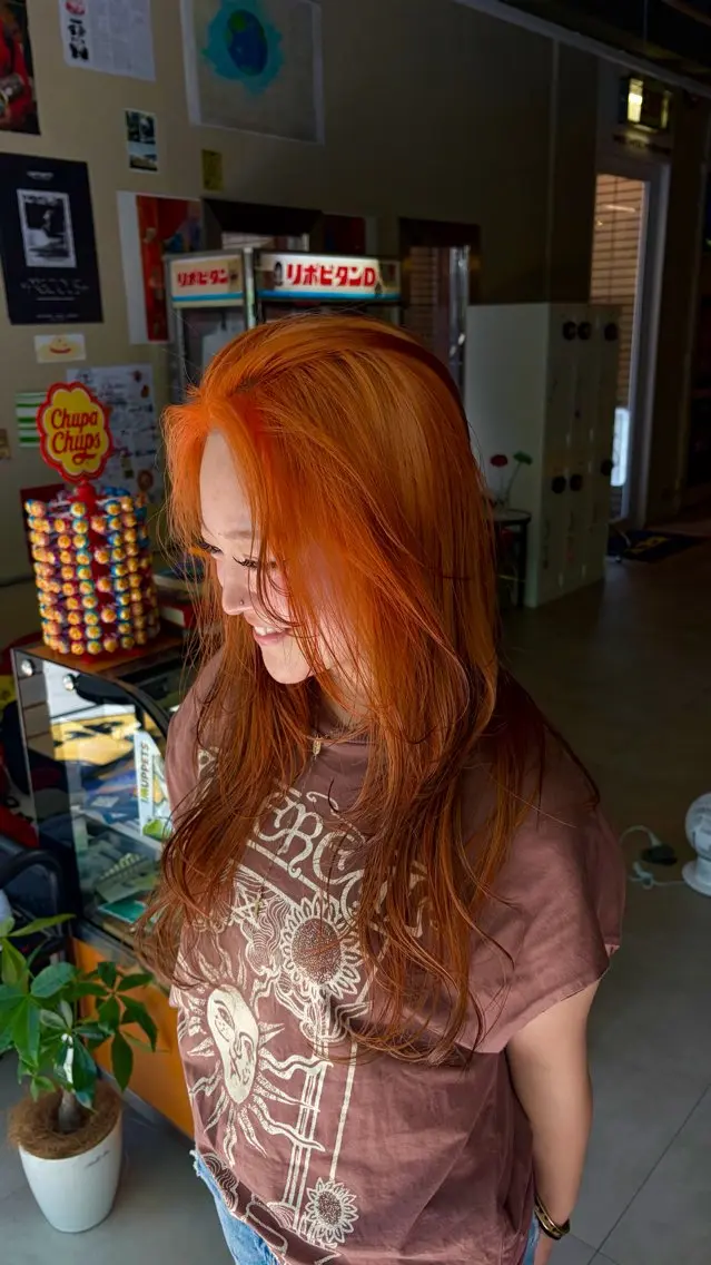 カラー ヘアカラー sara ブリーチカラーのヘアスタイル