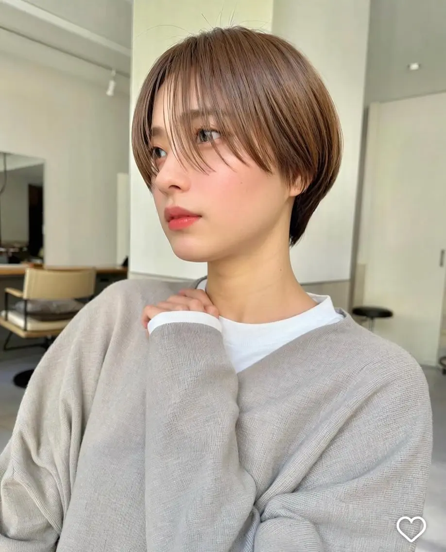 ショート 🌟デザインカラー 久保悠那のヘアスタイル