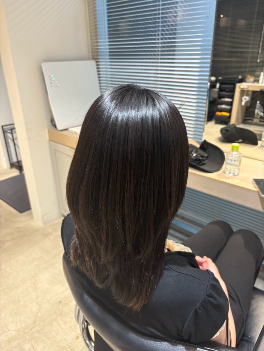 セミロング 佐藤 颯のヘアスタイル
