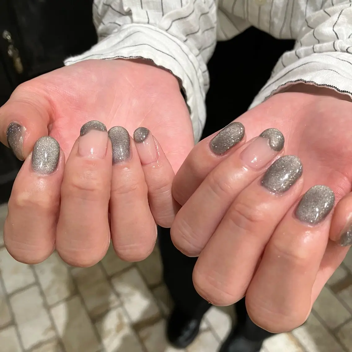 ネイル フラッシュネイル フラッシュマグ マグネットネイル ハンドネイル Take Manaのネイルデザイン