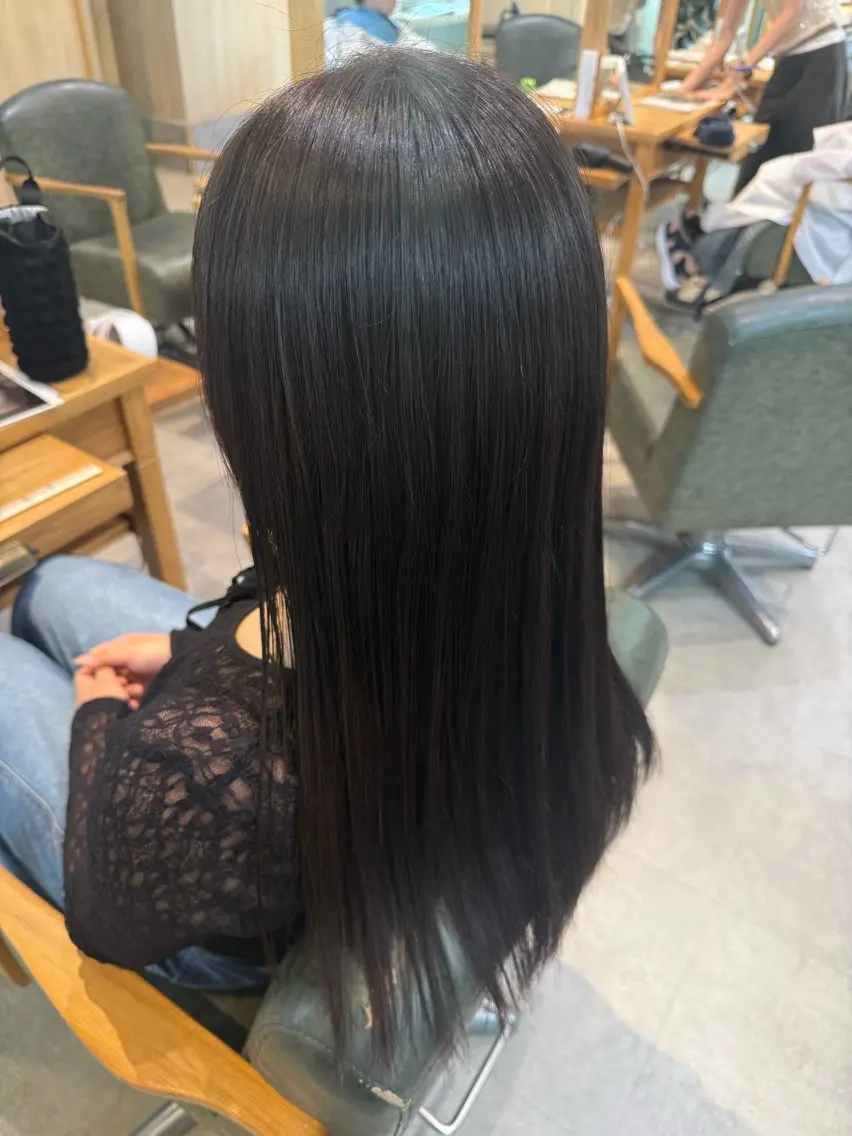 ロング カラー トリートメント けんしん /透明感カラー🫧のヘアスタイル