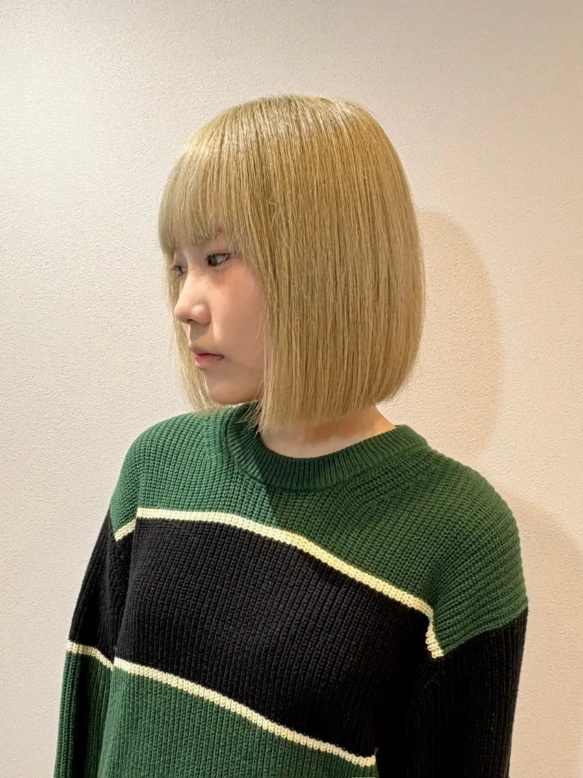 ショート カラー カット ヘアカラー トリートメント ボブ/ショート/ 髪質改善/池澤慎人のヘアスタイル