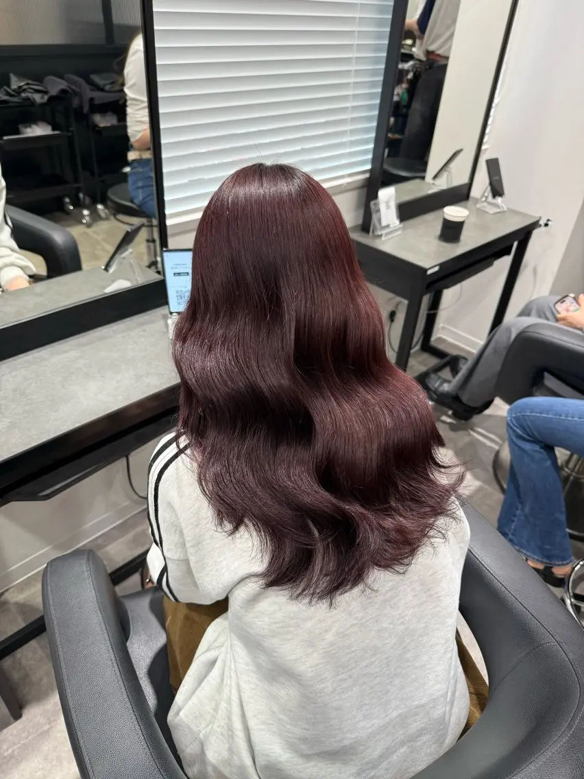 ロング カラー ヘアアレンジ ヘアカラー トリートメント ヘアセット 💗横浜美容室 💗HARUNAのヘアスタイル