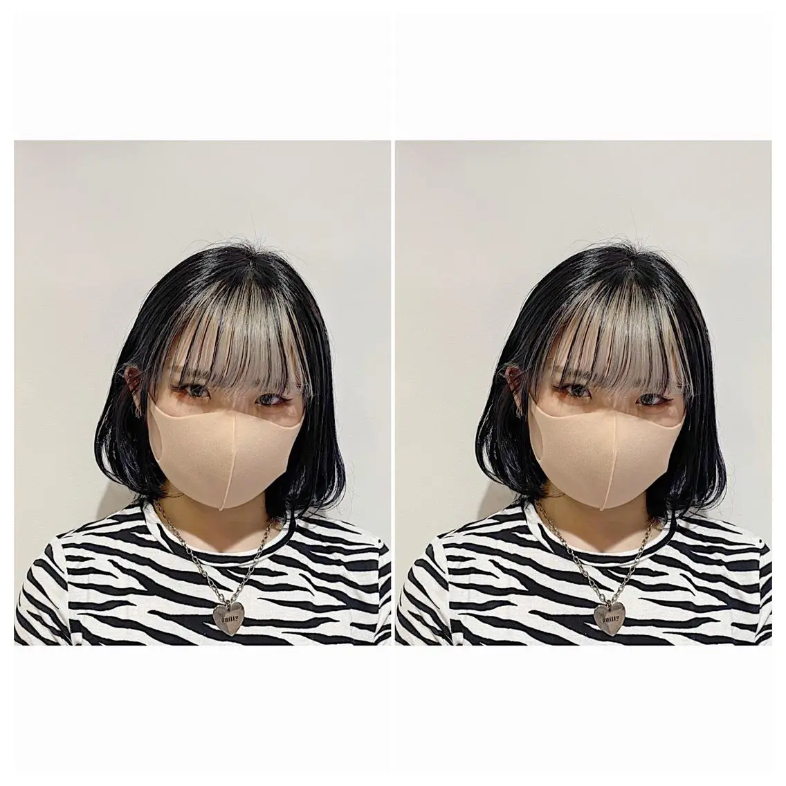 ミディアム カラー ヘアアレンジ インナーカラー カット ヘアカラー トリートメント 竹内啓太 ボブのヘアスタイル