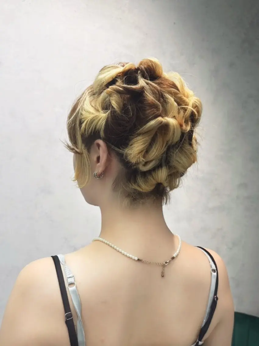 ショート ヘアセット 髪質改善/アレンジ/ カラーyumeのヘアスタイル
