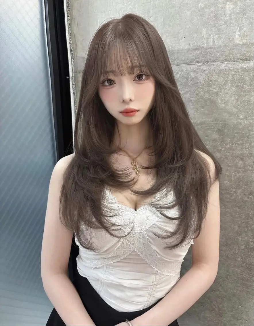 ロング カラー ヘアカラー 🤍ワンホンヘア ayaha🤍のヘアスタイル