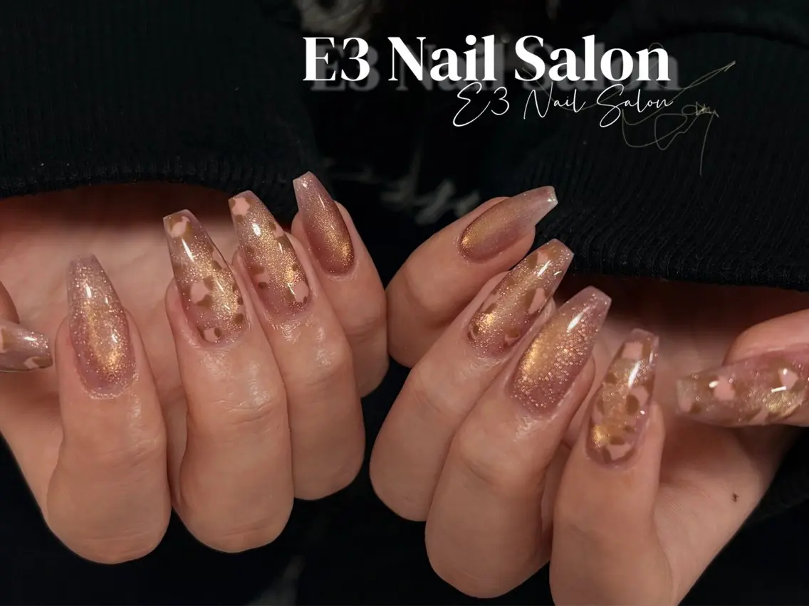 ネイル 桜ネイル フレンチネイル ジェルネイル ガラスフレンチ グラデーション ハンドネイル E3 Nail Salonのネイルデザイン