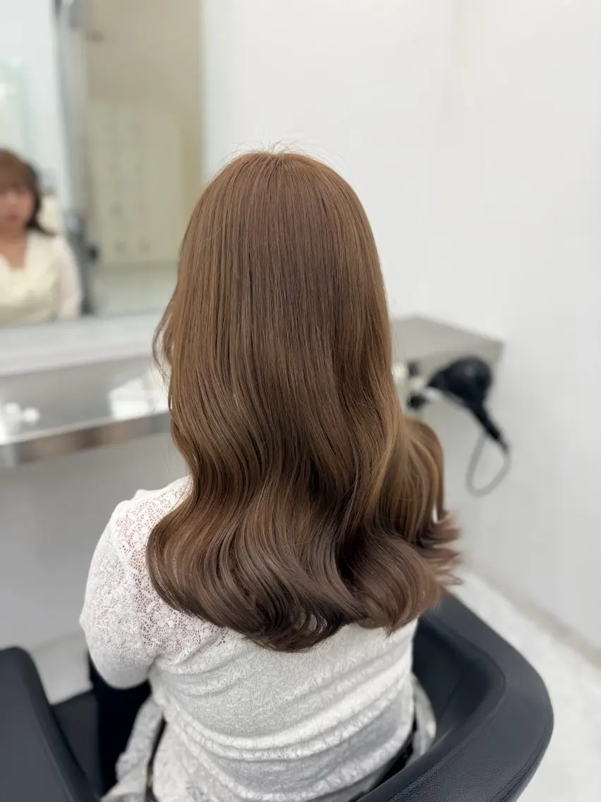 カラー カット ヘアカラー トリートメント 透明感カラー🎀艶髪 Anju/渋谷🎀のヘアスタイル