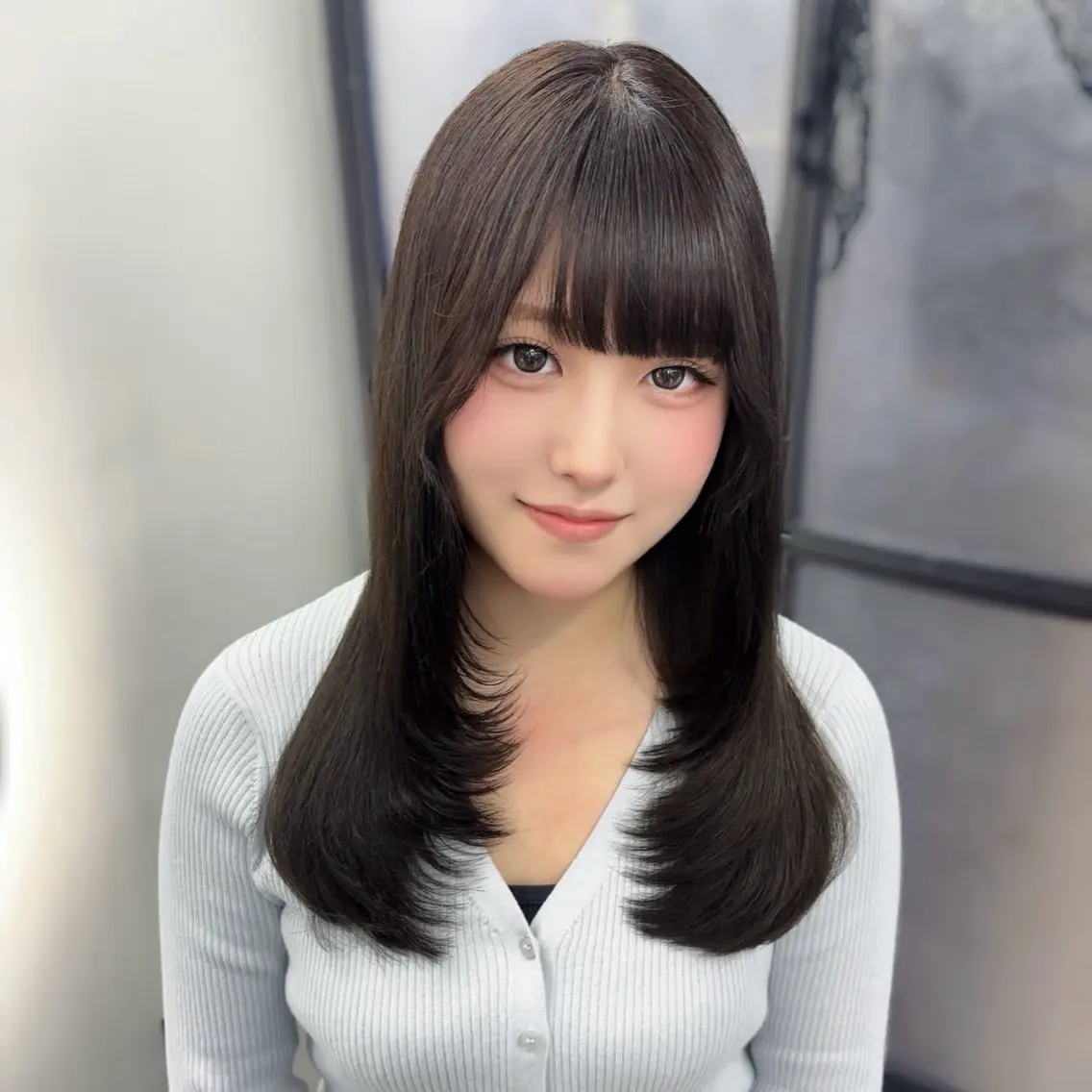 ロング カラー カット Ren. 🦋デザインカラーのヘアスタイル