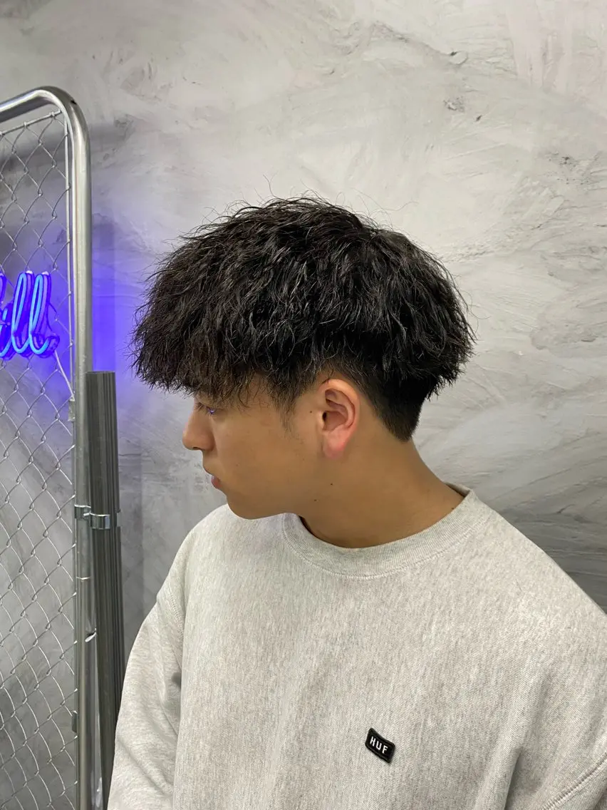 パーマ メンズ メンズサロンLOSS /rintaroのヘアスタイル