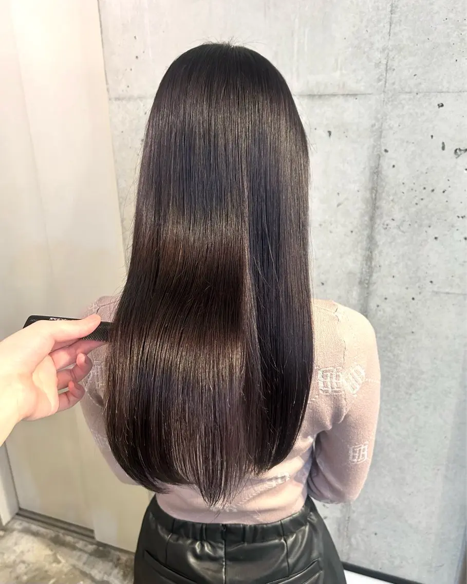 セミロング カラー YUUKA 【髪質改善】のヘアスタイル