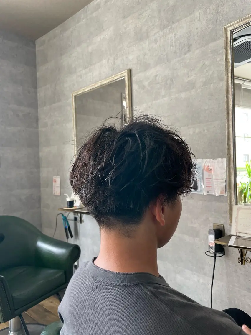 パーマ メンズ メンズパーマ 刈り上げ スパイラルパーマ カット パーマ 【カットの王子様】 リュウヤ★コミネのヘアスタイル