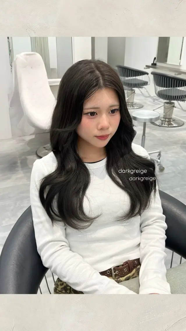 ロング カラー ヘアカラー ParveMix ♡白神みやびのヘアスタイル