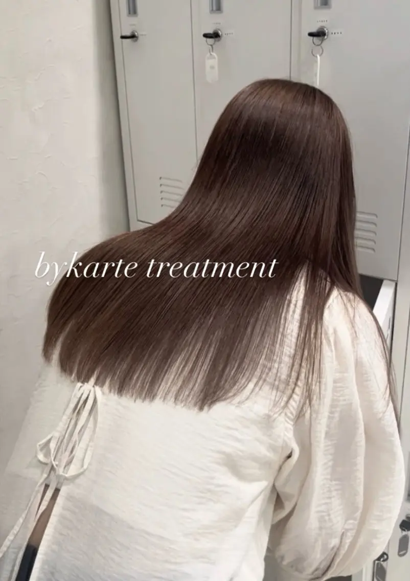 髪質改善ストレート＋ミルボントリートメントの写真
