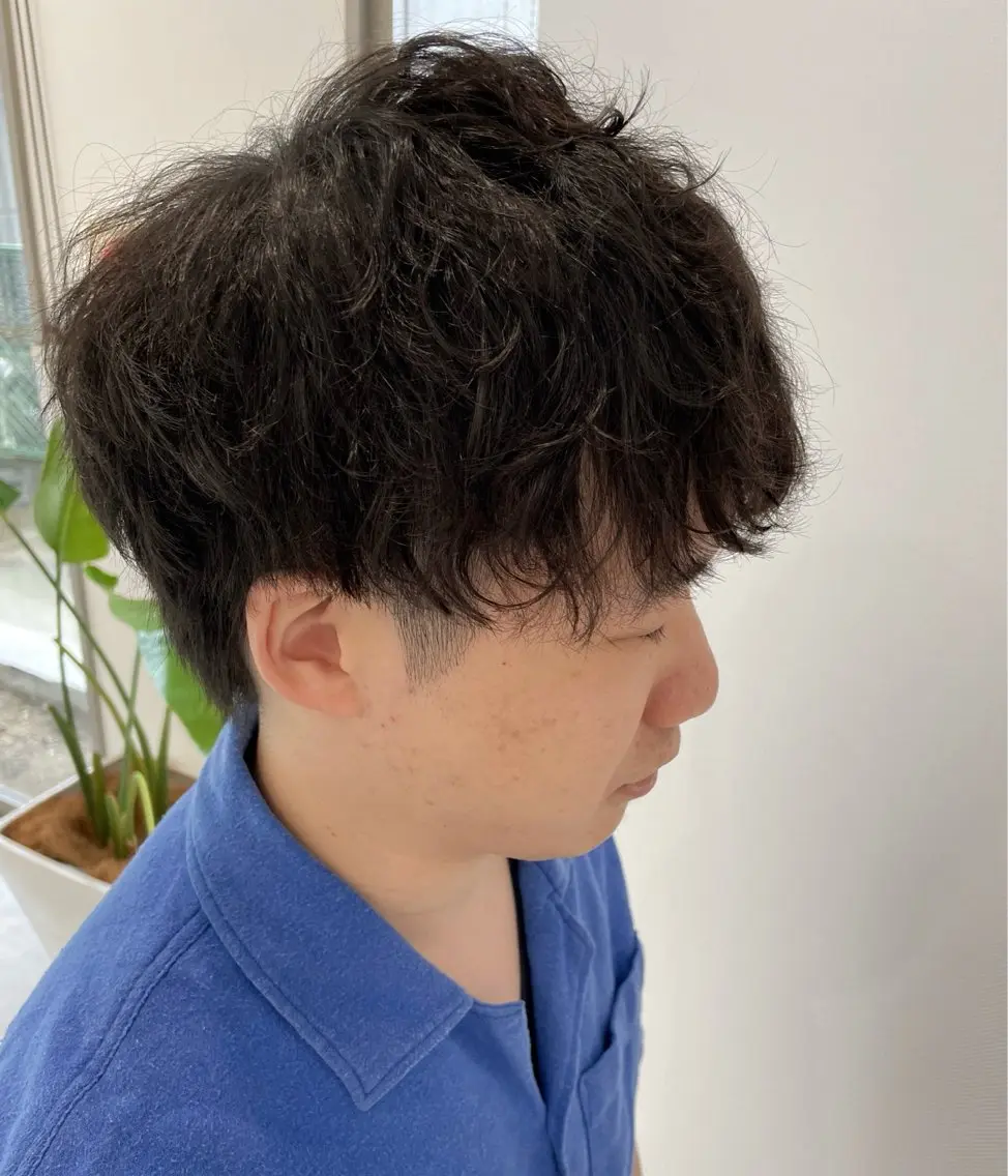 パーマ メンズ カット moi Blanc/ Aoyagiのヘアスタイル
