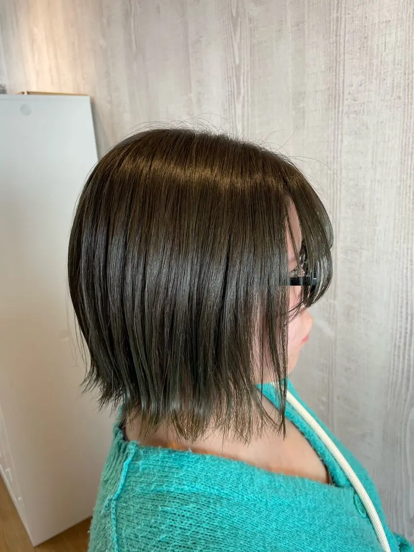 ショート カラー ヘアアレンジ カット HUENEST アカデミーサロンのヘアスタイル