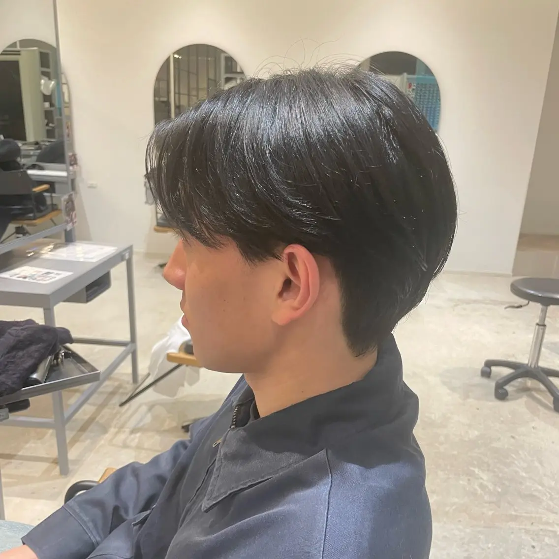 メンズ メンズ韓国風 刈り上げ 松井 せりのヘアスタイル