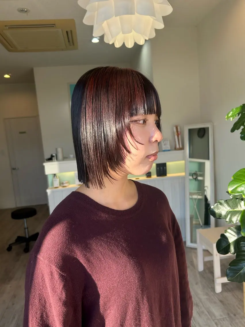 ミディアム 🦖manami 🦖のヘアスタイル