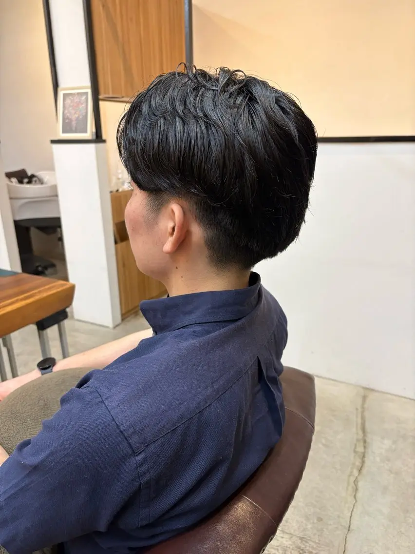 メンズ メンズパーマ カット 吉沢 史翔のヘアスタイル