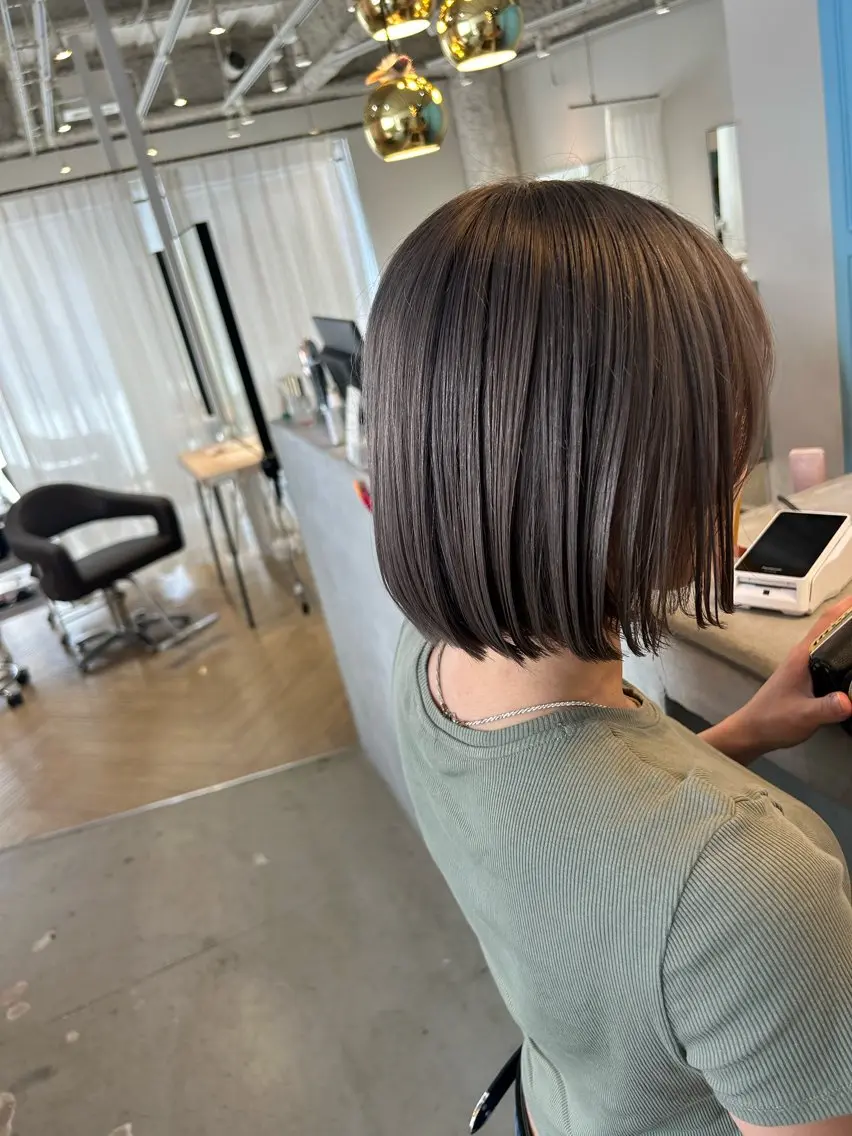 ショート カラー カット ヘアカラー 砂野 真璃奈のヘアスタイル