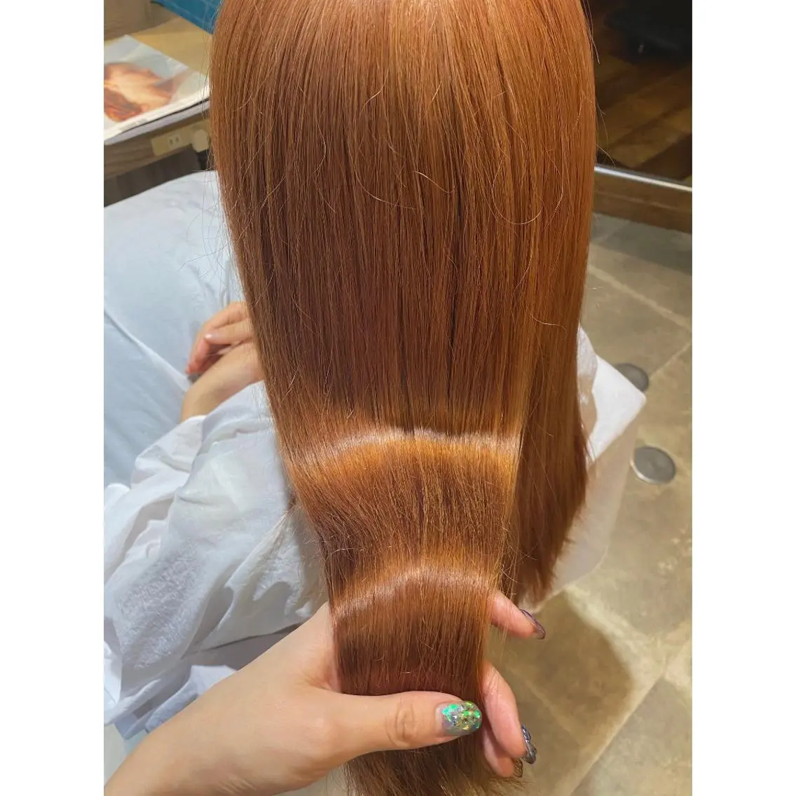 カラー カット 縮毛矯正 トリートメント 🩵盛れる顔周りヘア EMI🩵のヘアスタイル