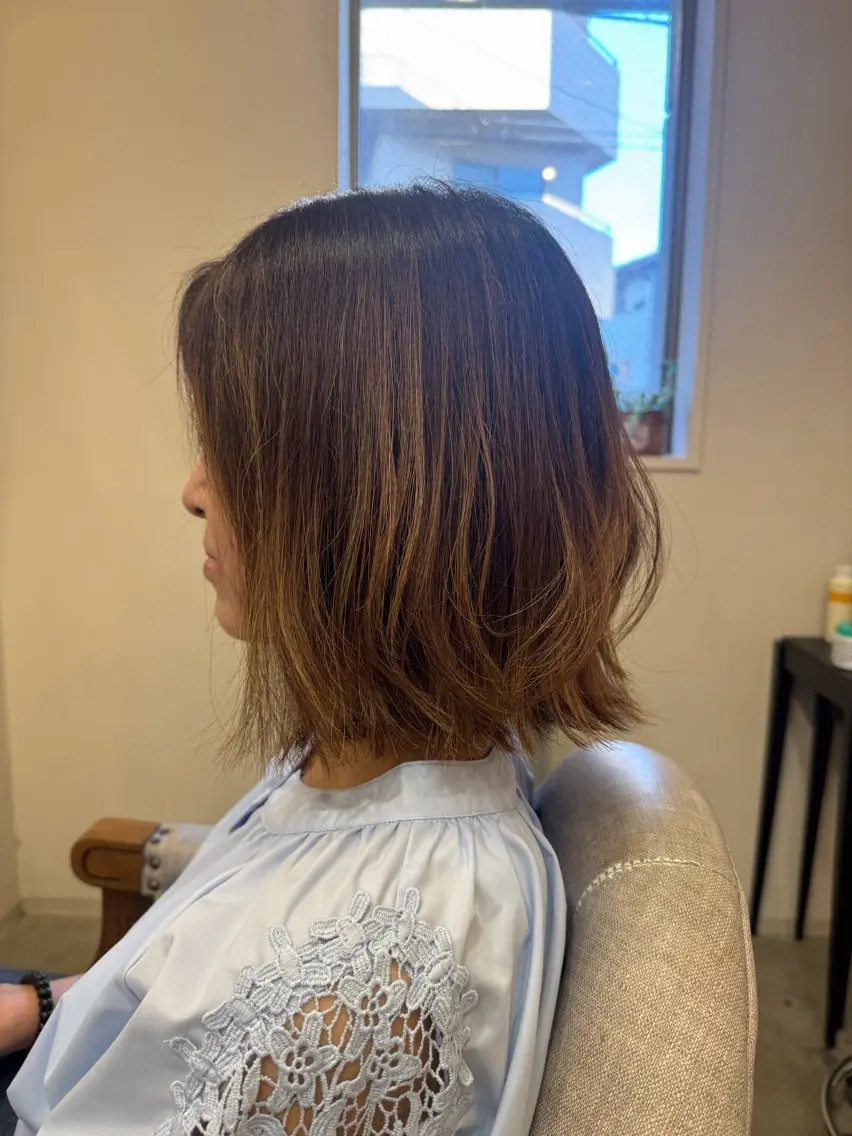 ミディアム 座古 大輝のヘアスタイル