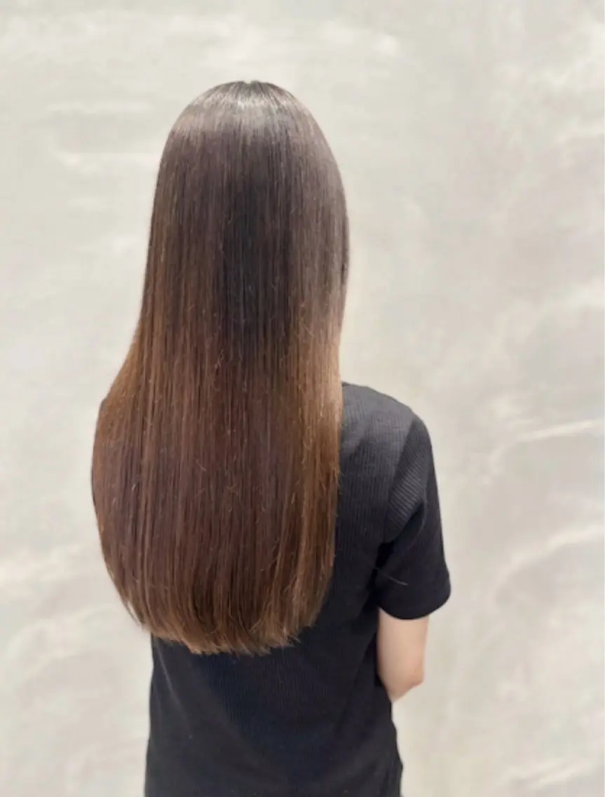 ロング 縮毛矯正 トリートメント 🦋モデル募集中 🦋　MISATOのヘアスタイル