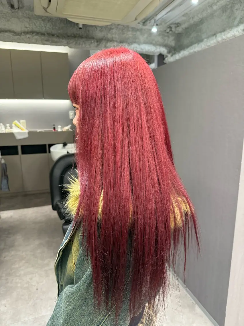セミロング ヘアカラー 酒井 剛喜のヘアスタイル