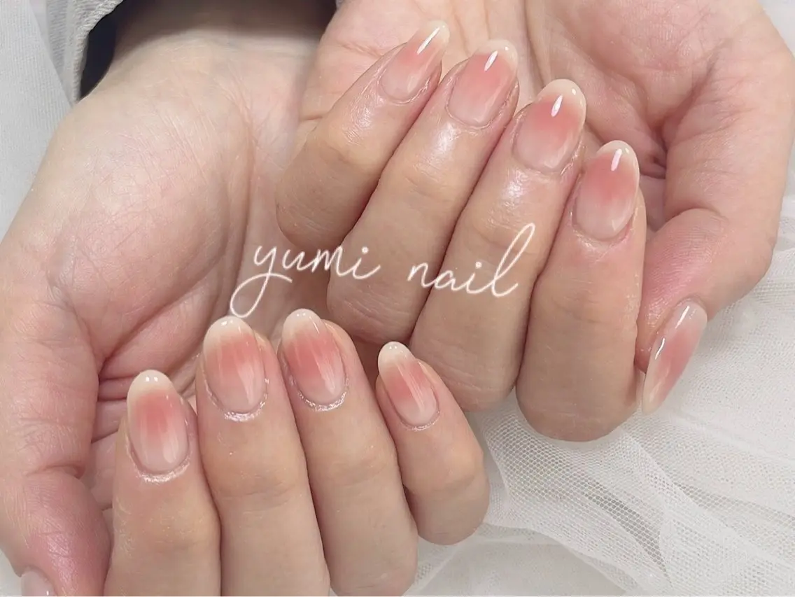 ネイル ハンドネイル 𝐲𝐮𝐦𝐢🎀 長さ出しデザイン専門のネイルデザイン