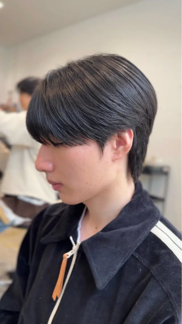メンズ バレイヤージュ特化 三宅陸斗のヘアスタイル