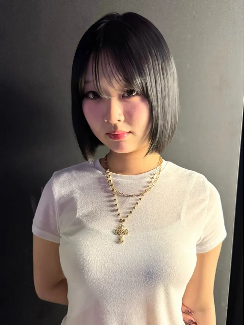 ショート 縮毛矯正 縮毛矯正 †❤︎池袋/カラー/ ENA❤︎†のヘアスタイル