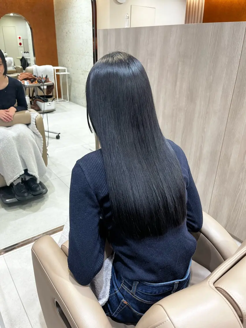 ロング 縮毛矯正 THINK SHOP YUSEIのヘアスタイル