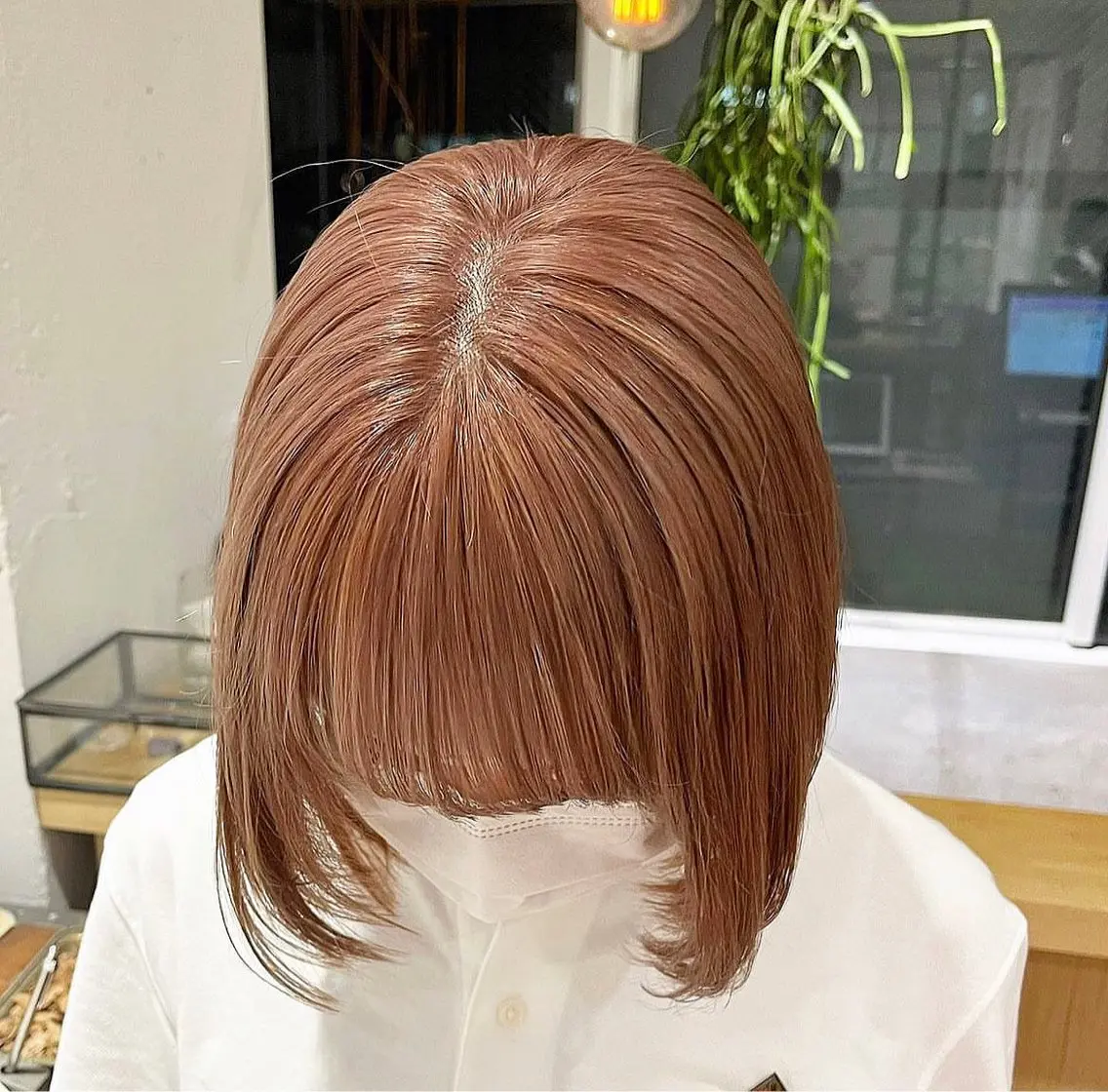 ショート カラー カット ヘアカラー トリートメント オリーブ/縮毛♡ Natsuno🩰のヘアスタイル