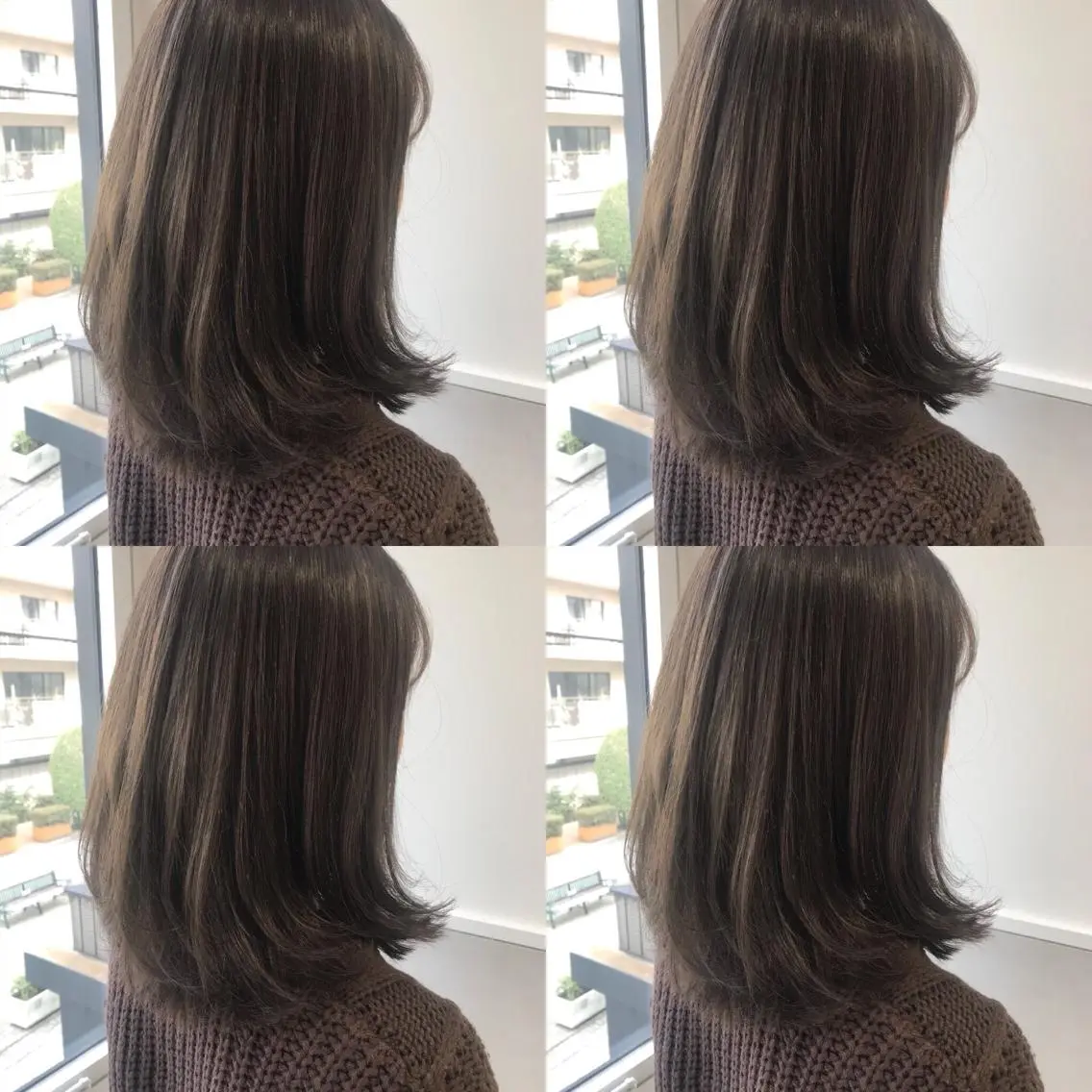 ミディアム カラー ヘアカラー ヘッドスパ 小栗 麻衣のヘアスタイル