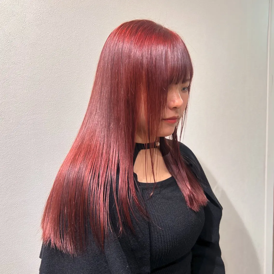 ミディアム カラー ブリーチ カシス ダブルカラー ブリーチなしカラー オレンジ ヘアカラー 𝙎𝙚𝙞𝙧𝙖 ☆カット/パーマのヘアスタイル