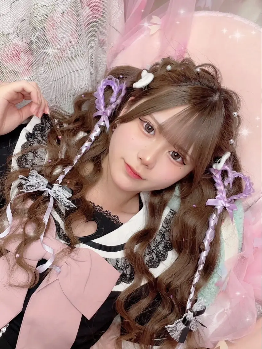ヘアアレンジ ツインテール ヘアセット 𝐑𝐄𝐍𝐀🎀 ワンカラーモデル募集のヘアスタイル