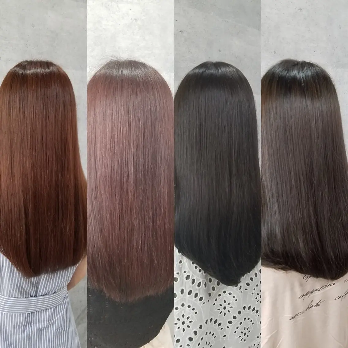 ロング カット ヘアカラー 縮毛矯正 ショートヘアー◎ 縮毛矯正◎のヘアスタイル